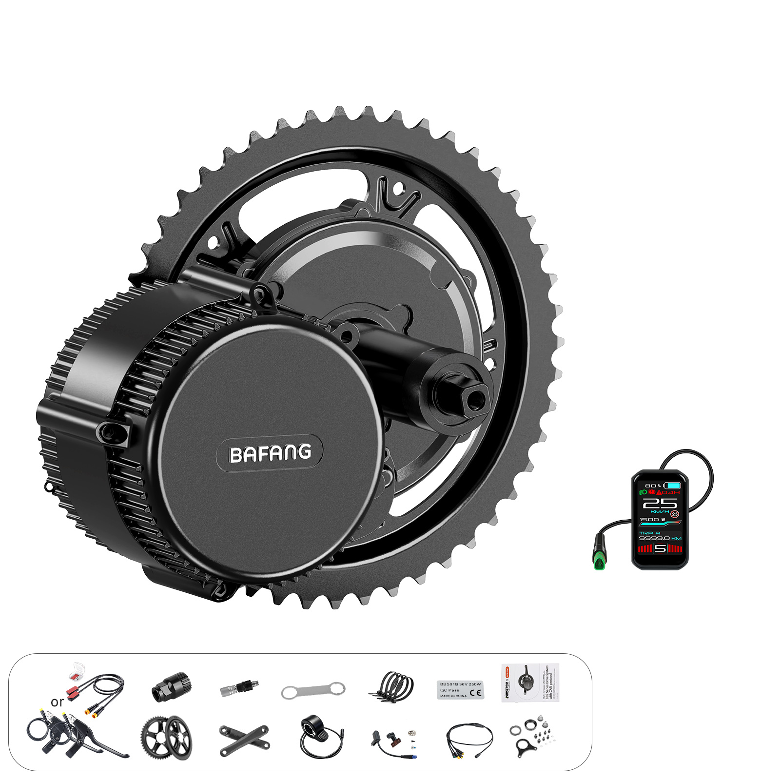 Bafang 750W 48V Mid Drive Moto - Bafang Bbs02B 48V 750W Mid Drive Kit 评论和价格