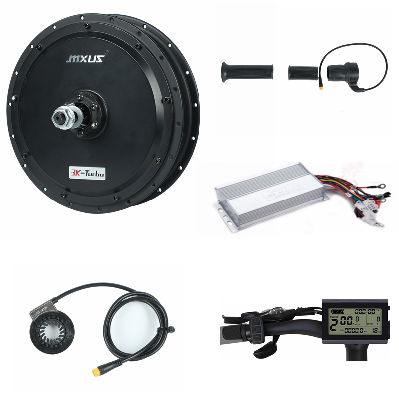 Electric Bike Bicycle Kit Ebik - 72V 5000W Hub Motor Kit 评论和价格